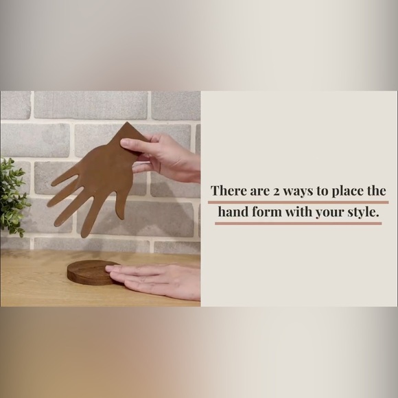 Real Wooden Hand Jewelry Display~NWT - Picture 2 of 11